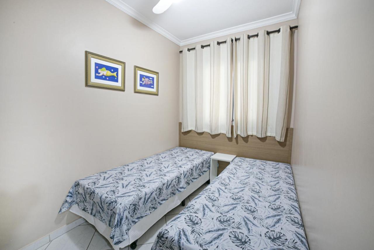 Apto 22E ar condicionado e ventilador, 2 quartos, churrasqueira, elevador e piscina Ubatuba Exterior foto