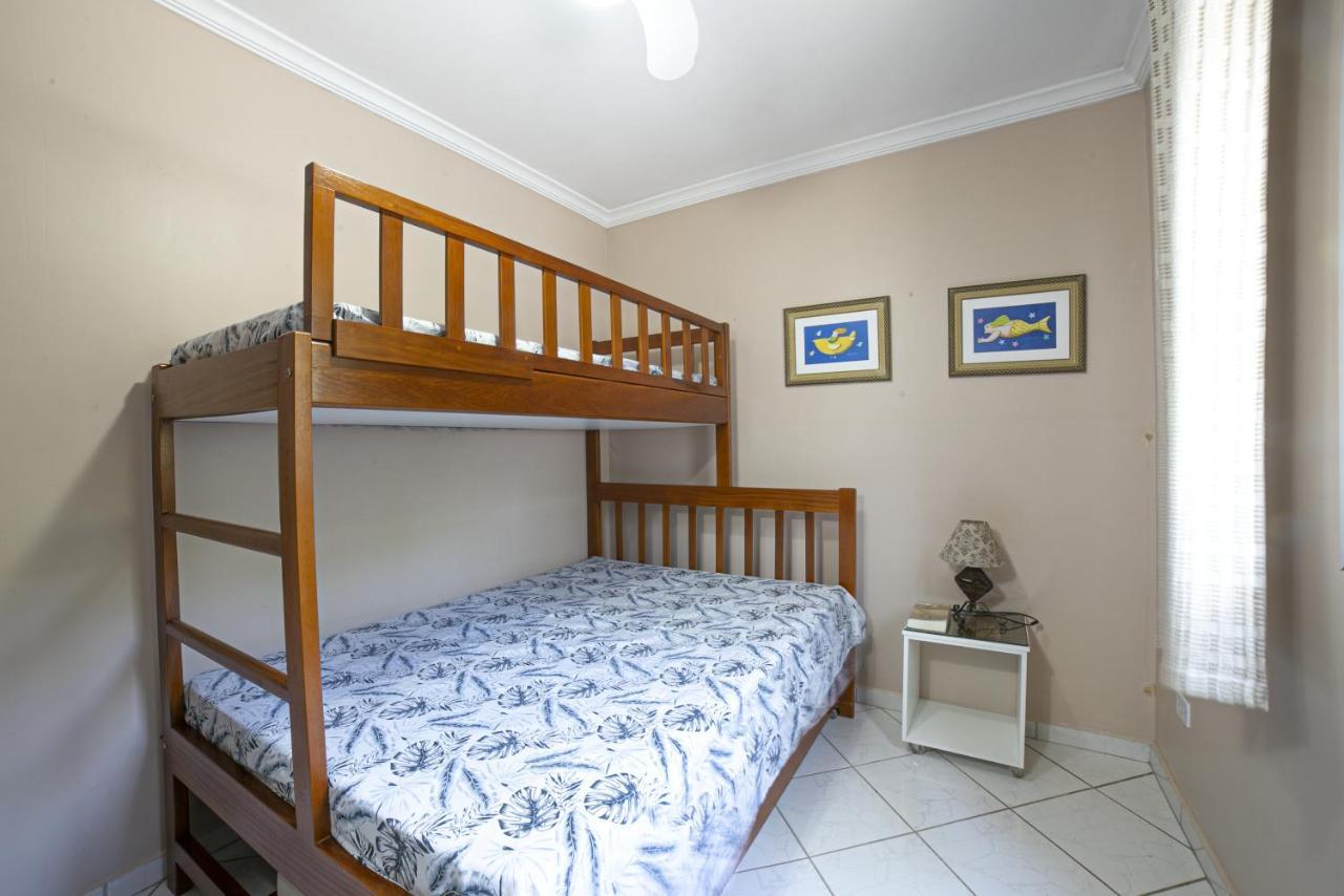 Apto 22E ar condicionado e ventilador, 2 quartos, churrasqueira, elevador e piscina Ubatuba Exterior foto