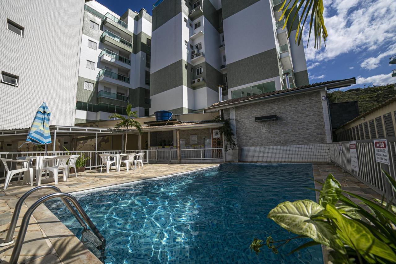 Apto 22E ar condicionado e ventilador, 2 quartos, churrasqueira, elevador e piscina Ubatuba Exterior foto