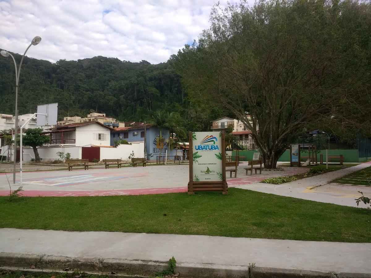 Apto 22E ar condicionado e ventilador, 2 quartos, churrasqueira, elevador e piscina Ubatuba Exterior foto